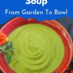 Green soup.