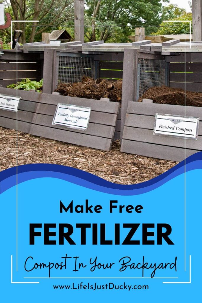 Wooden Compost Bays.