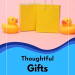 Gift bags with rubber duckies.