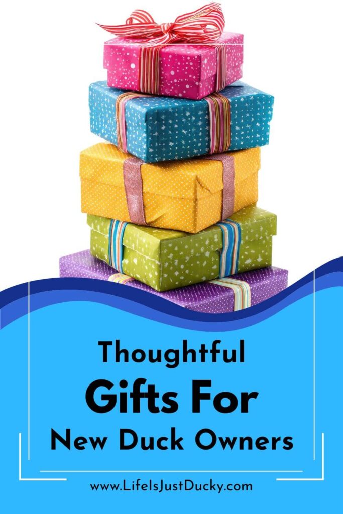 Gifts in a stack.